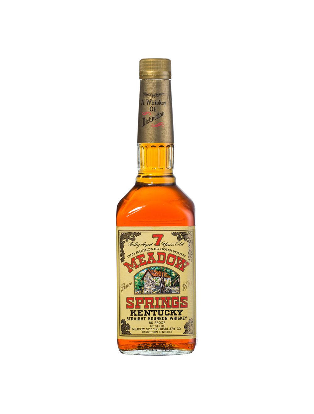 Meadow Springs Aged 7 Years Kentucky Straight Bourbon Vintage 750mL