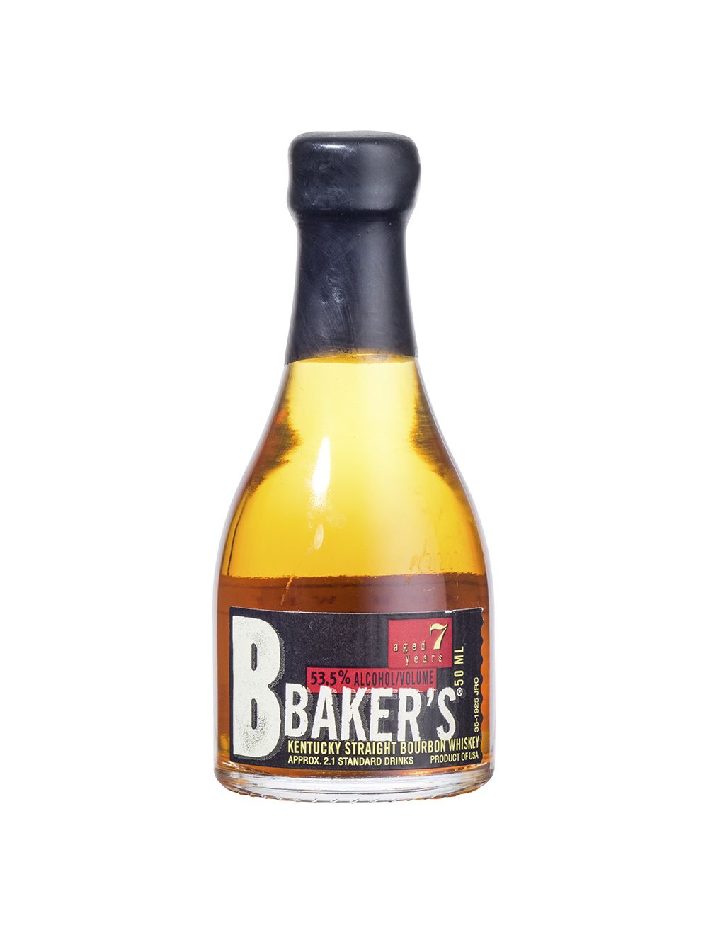 Bakers Bourbon 50mL Miniature Bottle