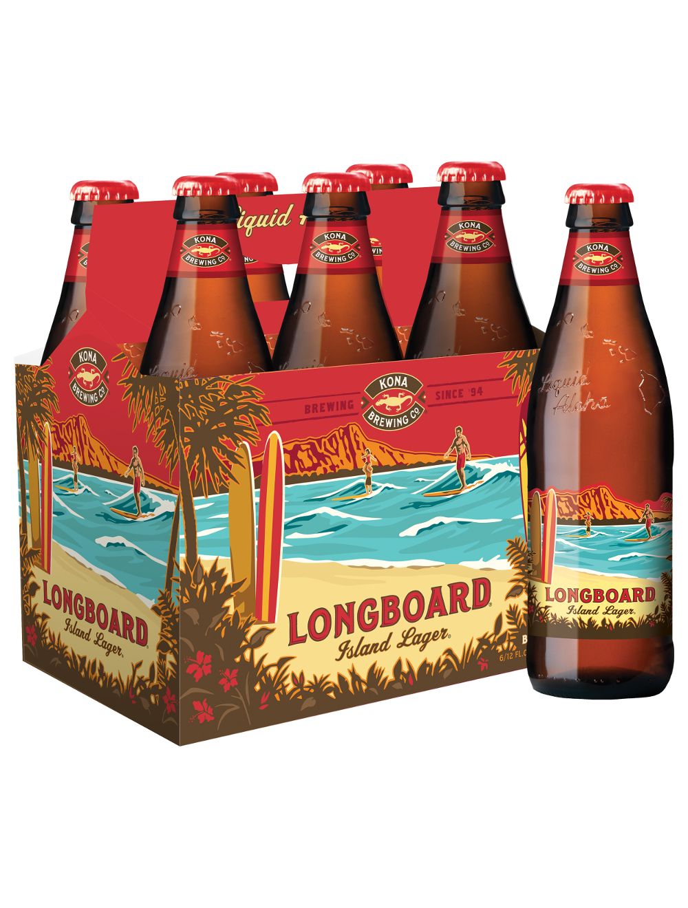Kona Longboard Island Lager 355mL (Case of 24)