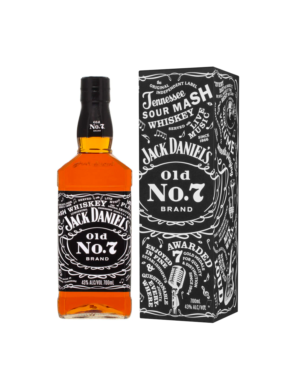 Jack Daniel's Served with Live Music Limited Edition Bottle 700mL