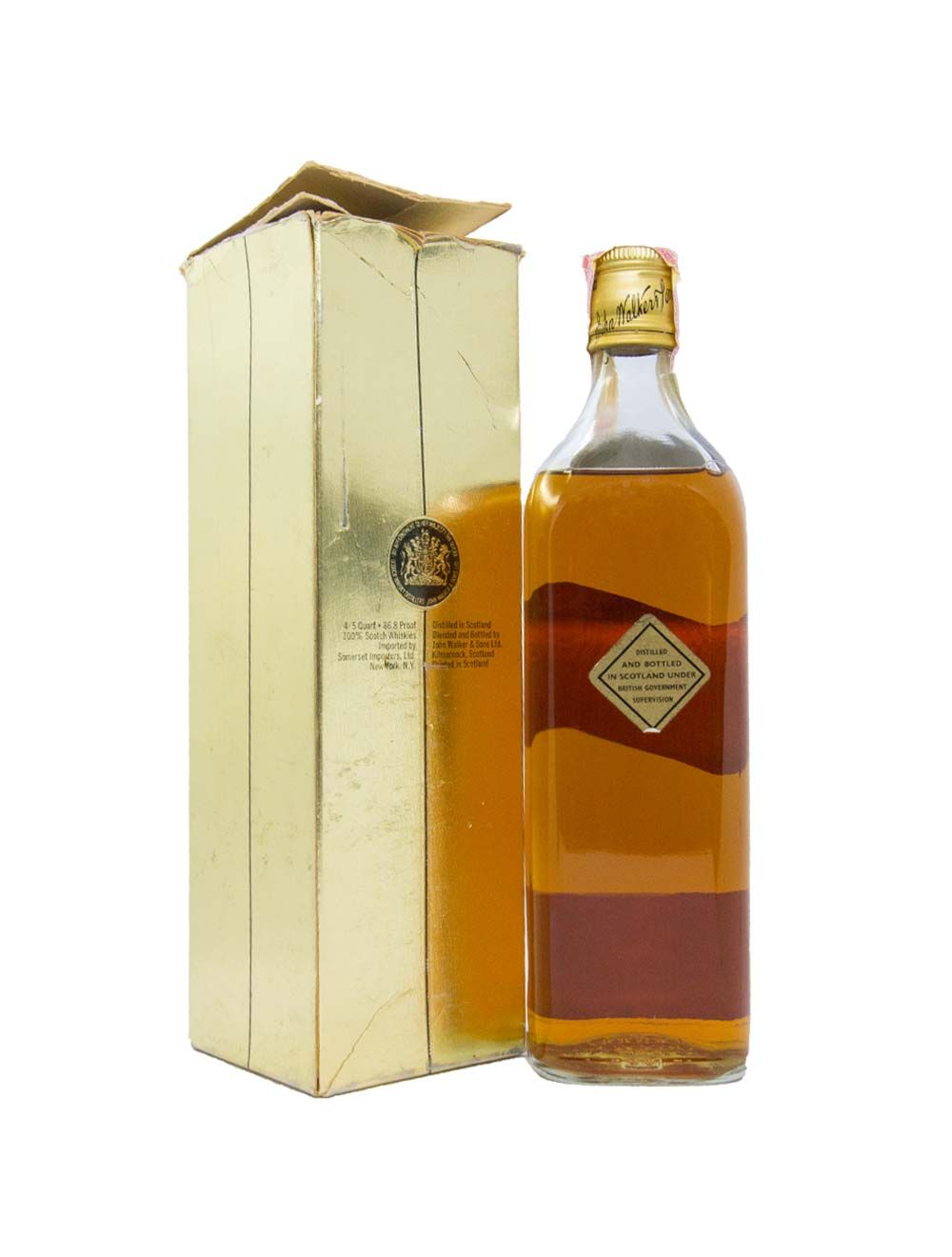 Johnnie Walker Black Label 12 Year Old 1960 