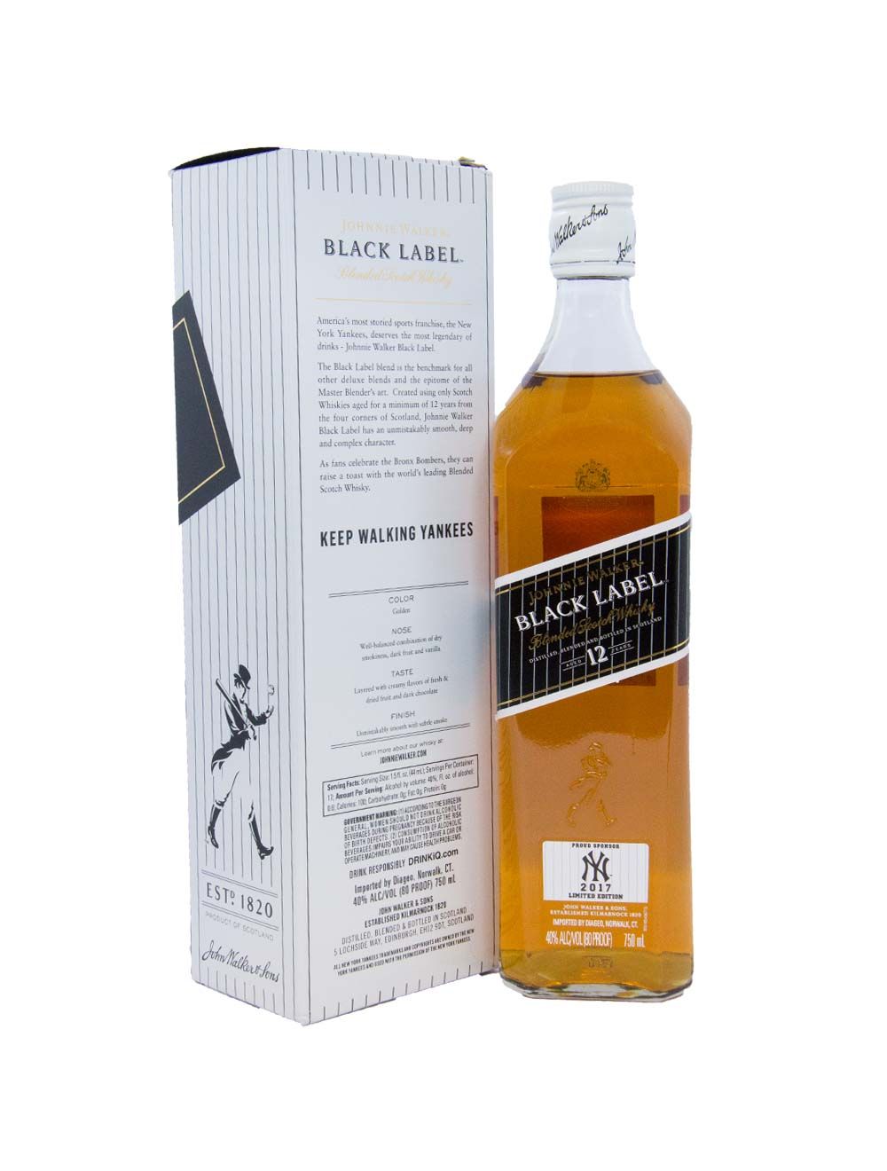 Johnnie Walker Black Label New York Yankees 2017 Limited  