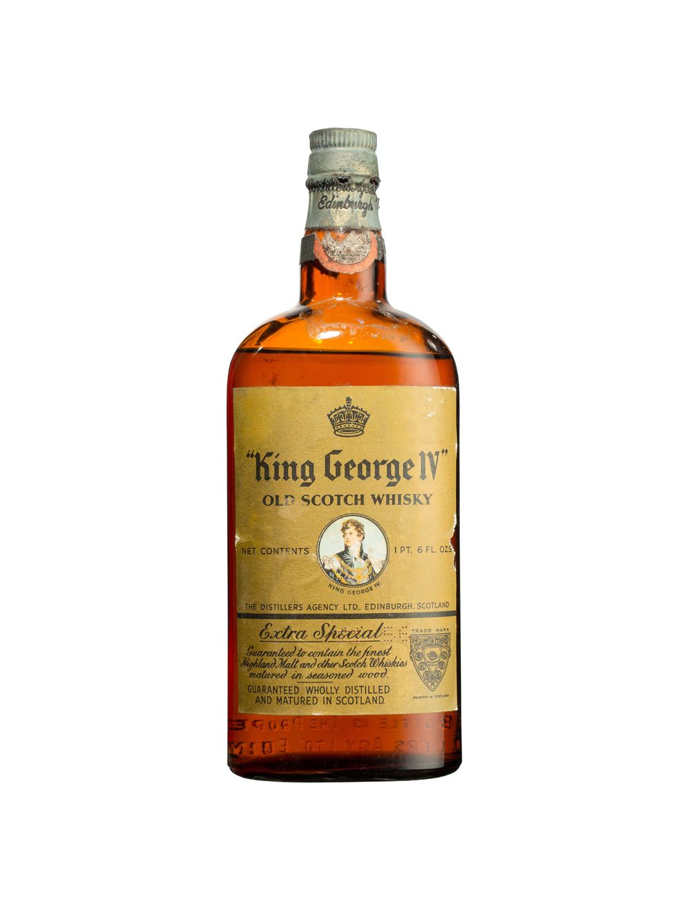 Johnnie Walker King George IV 1959 Old Scotch Whisky 1 Pint 6 ...