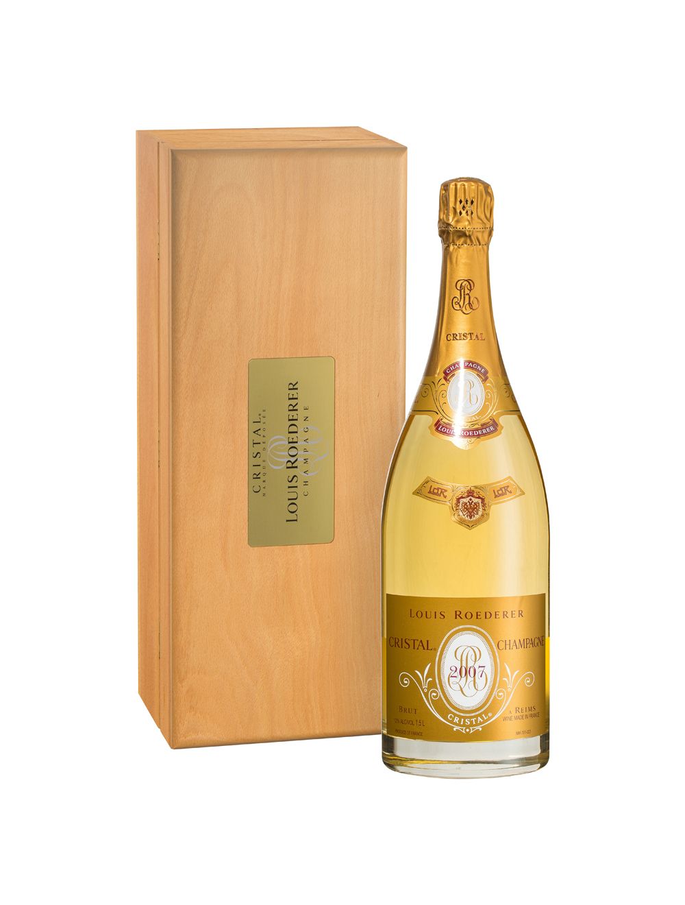 Louis Roederer Cristal 2007 Gift Boxed Champagne 1.5L | MyBottleShop