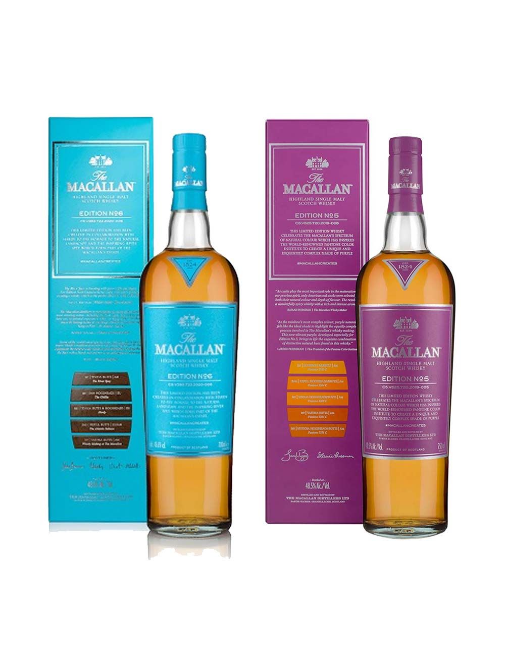 The Macallan No. 5 & No. 6 Limited Edition Collection Pack 700mL