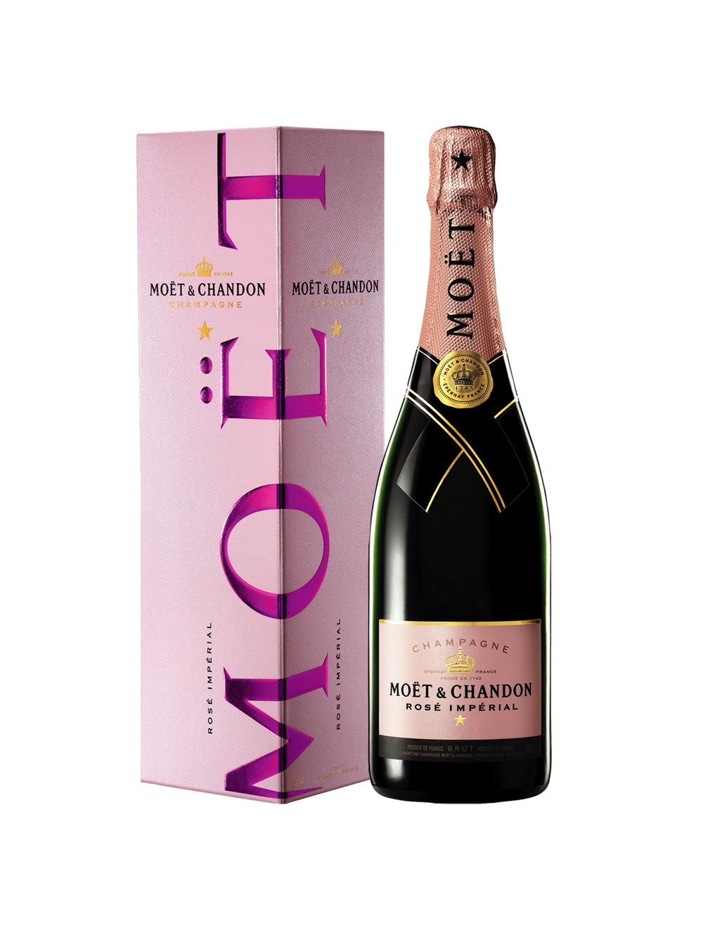 Moet Nectar Imperial Rose Light Up Limited Edition - Gold Eagle