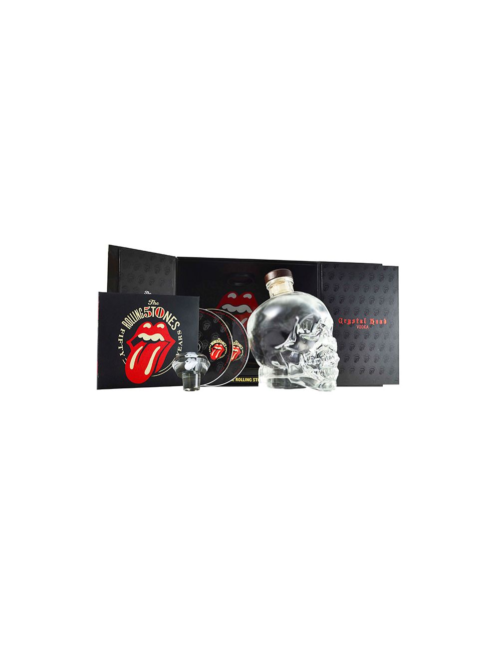 Crystal Head Vodka Rolling Stones Limited Edition 50th Gift Pack