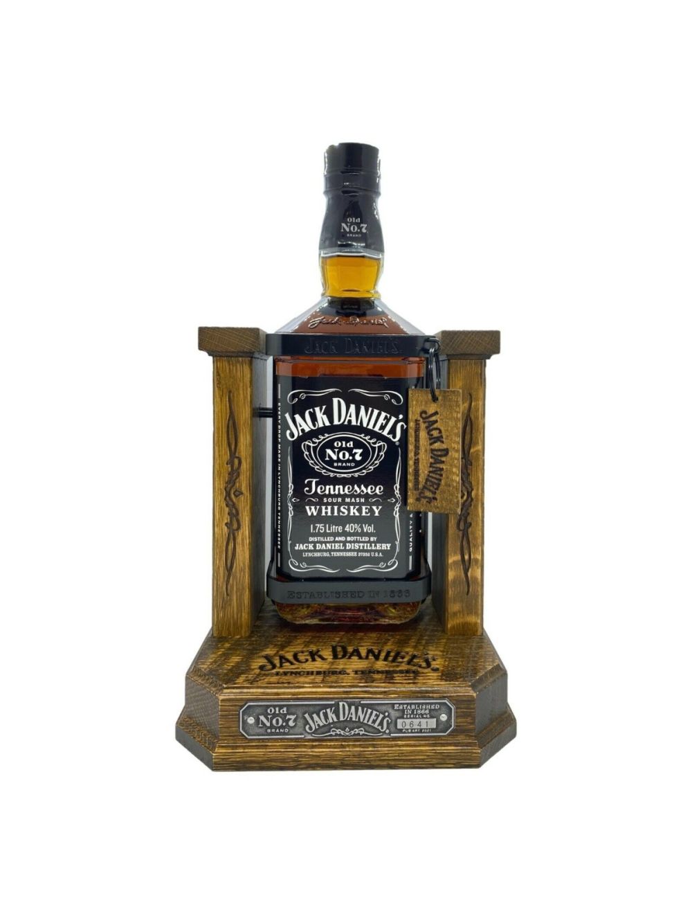 Jack Daniels 3 Litre Wire Cradle Gift Set Mybottleshop