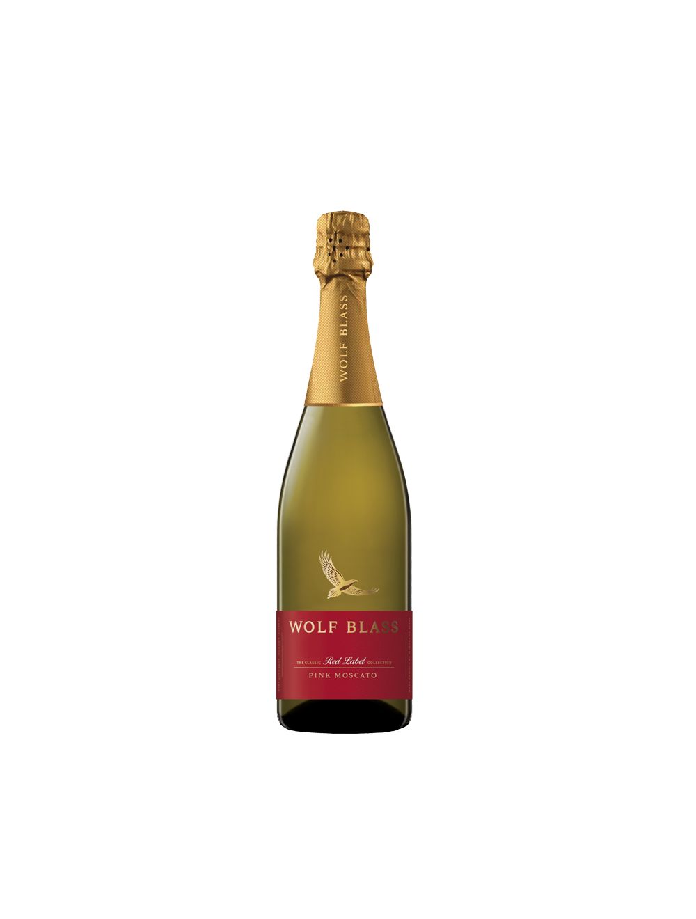 Wolf Blass Red Label Pink Moscato 750mL (Case of 6)