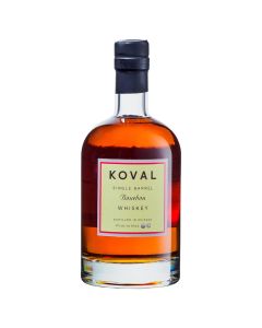 Koval Single Barrel Bourbon Whiskey 500mL