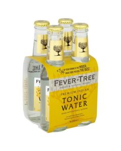 Fever-Tree Indian Tonic Water 200mL (4 Pack)