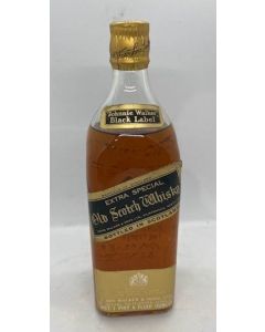 Johnnie Walker Black Label 1960s square bottle 1 Pint 6 Fl Oz
