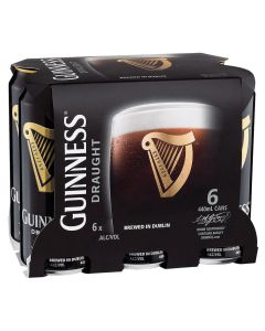 Guinness Draught Can 440mL (6 Pack)