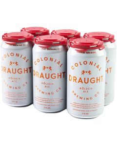 Colonial Draught Kolsch Ale Cans 6 Pack 375mL