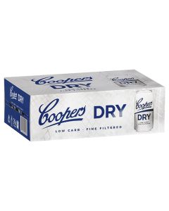Coopers Dry Low Carb Beer Can 375mL (Case of 24)