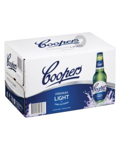 Coopers Premium Light Stubbies 375mL (Case of 24)