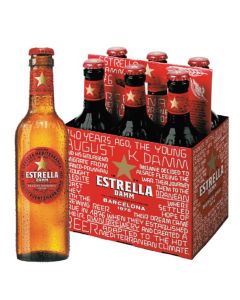 Estrella Damm Spanish Lager Beer 6pk