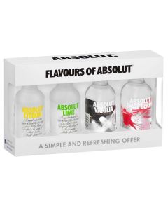 Flavours of Absolut Tasting Pack 4x50mL