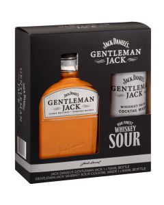 Gentleman Jack With Limited Edition Whiskey Sour Cocktail Mixer 700mL + 500mL