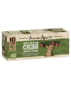 James Squire Orchard Crush Apple Cider 10 x 330mL Can Carton