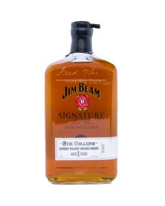 Jim Beam Signature Six Grains 6 Years Old Signed By Fred Noe 1 Litre