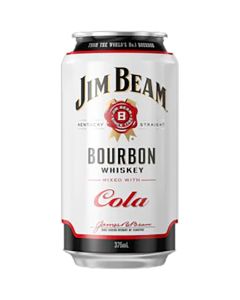 Jim Beam White & Cola Cans 6 Pack 375mL