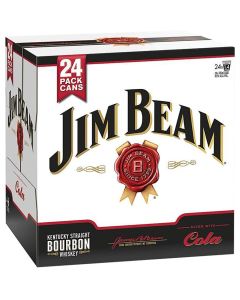 Jim Beam White & Cola Cans Cubes 375mL