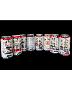 Jim Beam Racing Series Limited Edition Collector Cans- 8 Full/Sealed