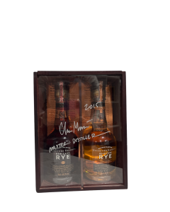 Woodford Reserve New Cask Aged Cask Rye x 2 350ml in Wooden Box and Signed by Chris Morris