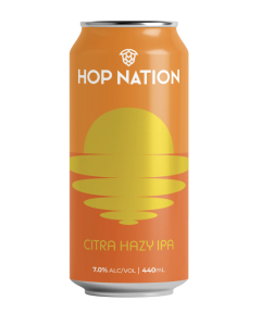 Hop Nation Citra Hazy IPA 440mL (4 pack)