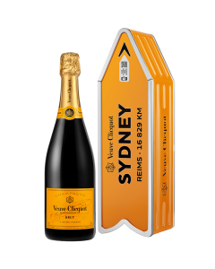 Veuve Clicquot Yellow Label NV Connect Arrow Limited Edition Gift Tin 750mL