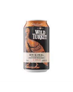 Wild Turkey & Cola Cans Original 30 pack 375mL 