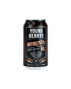 Young Henrys Motorcycle Oil Hoppy Porter Cans 375mL (Case of 24)