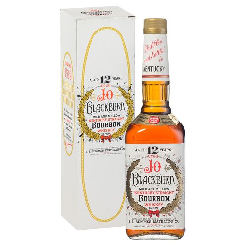 Jo Blackburn Aged 12 Years Kentucky Straight Bourbon Vintage 750mL
