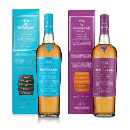 The Macallan No. 5 & No. 6 Limited Edition Collection Pack 700mL