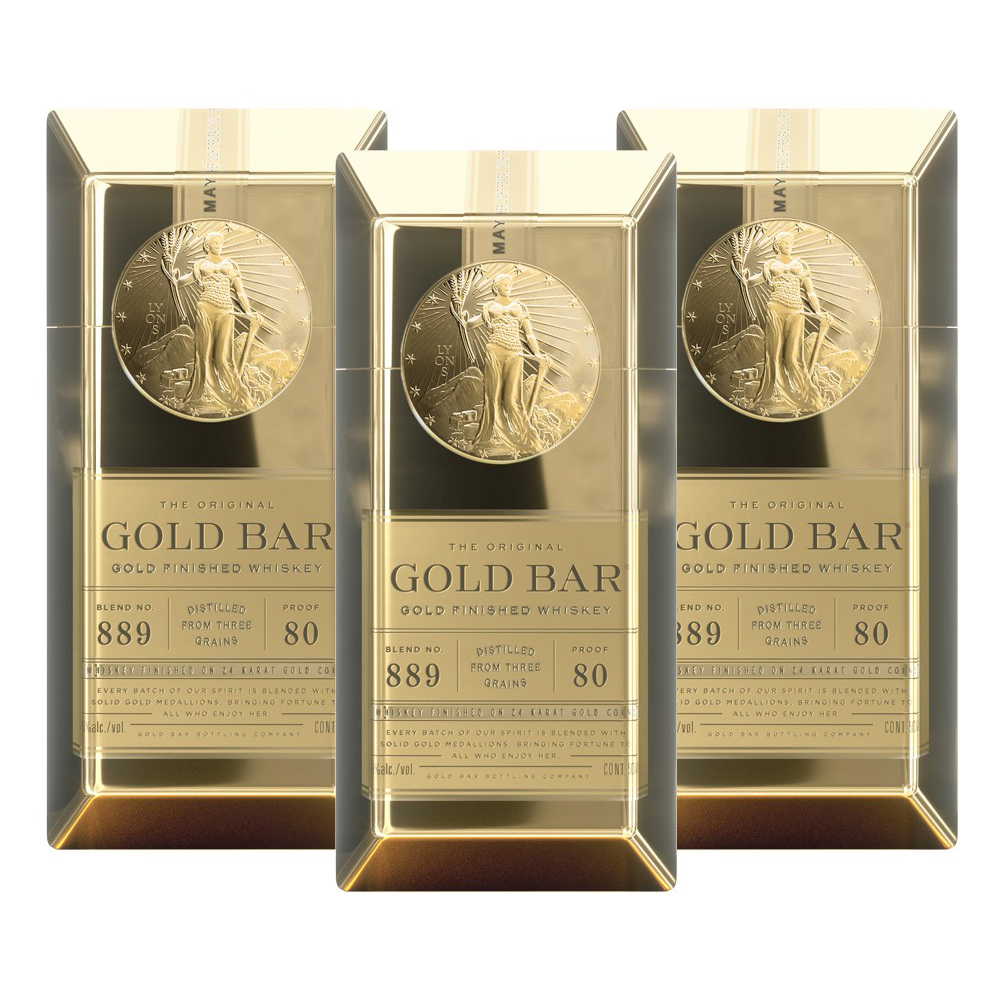 Gold Bar American Whiskey Mini 50mL | MyBottleShop